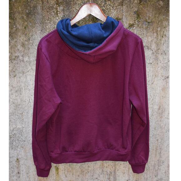 FC Barcelona BARÇA Maroon Pullover Hoodie Size S - Picture 3 of 3